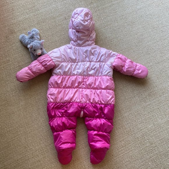 BabiesRUs   Baby Pink Snow Suit 3 to 6 Months - Picture 5 of 6